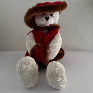 Chantilly Lane Musical Bear 22" Merry Singing "Winter Wonderland”